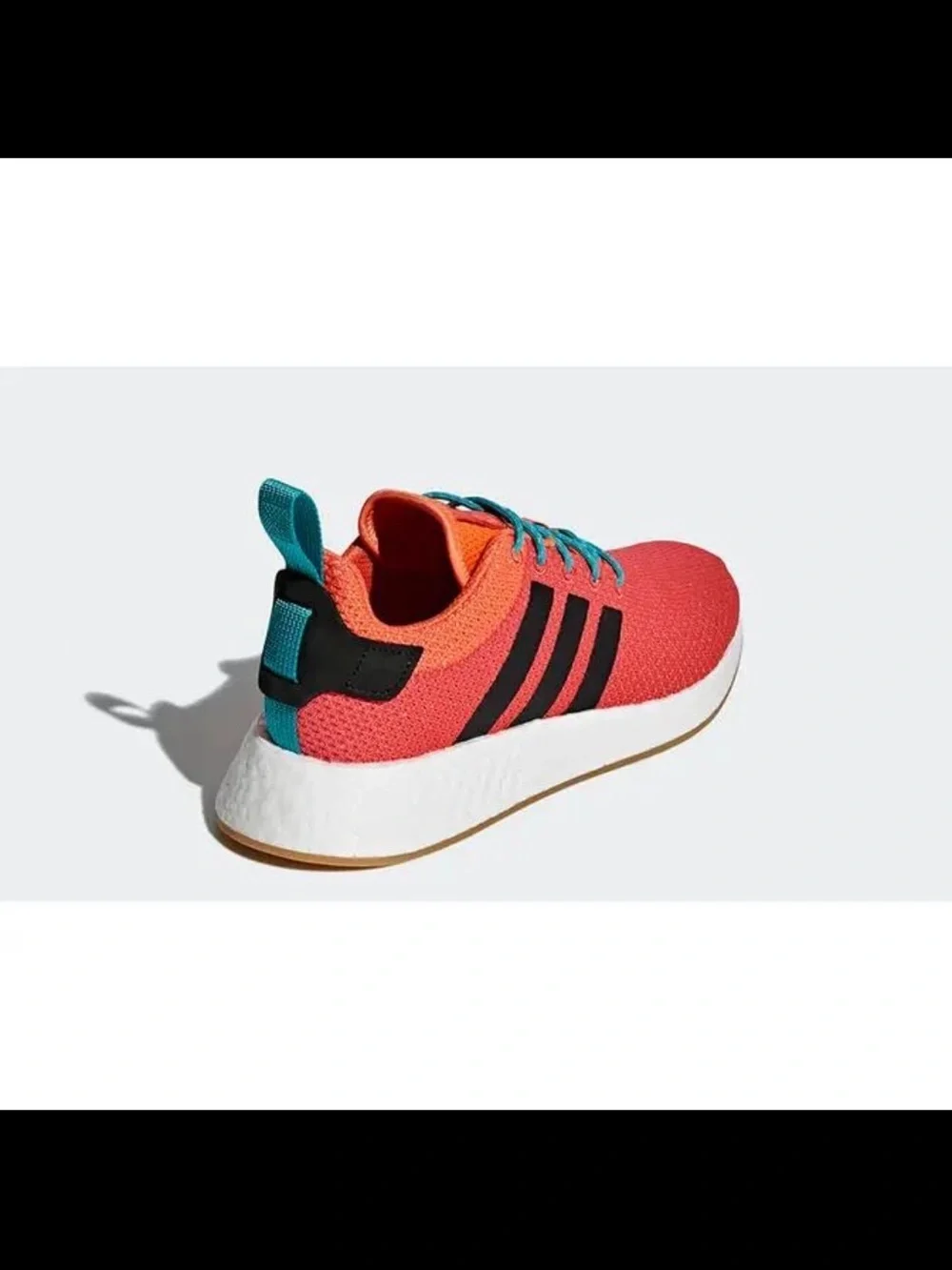 Adidas NMD R1 Coral Orange Boost Sneakers | Men’s 10.5 | Gum Sole | Athletic Run
